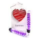 SANINEX - REALISTYCZNY WIBRATOR 16 CM FIOLETOWY