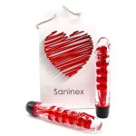 SANINEX - REALISTYCZNY WIBRATOR 16 CM CZERWONY