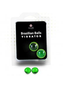 SECRETPLAY - BRAZYLIJSKIE KULKI 2 SZTUKI EFEKT WIBRACJI