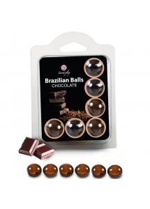 SECRETPLAY - BRAZYLIJSKIE KULKI 6 SZTUK CZEKOLADOWE