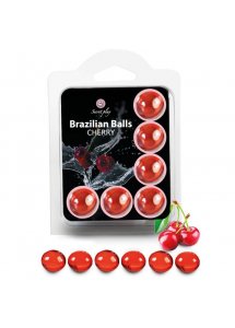 SECRETPLAY - BRAZYLIJSKIE KULKI 6 SZTUK WIŚNIOWE