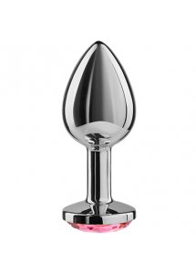 SECRETPLAY - KOREK ANALNY Z RÓŻOWYM KRYSZTAŁEM 7 CM