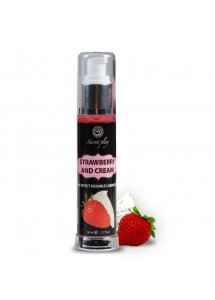 SECRETPLAY - LUBRYKANT INTYMNY EFEKT CIEPŁA TRUSKAWKA/ŚMIETANKA