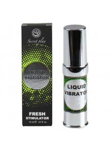 SECRETPLAY - ŻEL INTYMNY PŁYNNY WIBRATOR STYMULUJĄCY Z EFEKTEM ZIMNA 15 ML