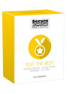 SECURA - MIXPACK ZESTAW 100 PREZERWATYW 4 RÓŻNE RODZAJE 100SZT