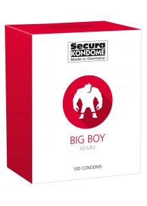 SECURA - PREZERWATYWA NA BAZIE SILIKONU MOKRA Z ZBIORNIKIEM 100SZT