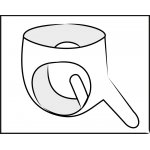 DAMSKIE LATEKSOWE MAJTECZKI Z DWOMA WBUDOWANYMI DILDAMI CZARNE