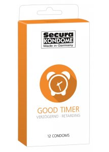 SECURA - PRZEZROCZYSTE GŁADKIE PREZERWATYWY Z BANZOKAINĄ OPÓŹNIAJĄCĄ 12SZT