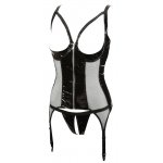 SEKSOWNA KOSZULKA Z SIATECZKĄ I STRINGAMI/BASQUE