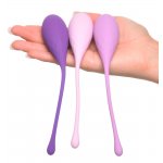 ZESTAW 3 KULEK MIŁOSNYCH DO ĆWICZENIA MIĘŚNI KEGLA