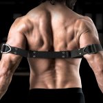 SIR RICHARDS - PASY DO KRĘPOWANIA RĄK BDSM CZARNE