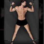 SIR RICHARDS - PASY DO KRĘPOWANIA POD MATERAC BDSM CZARNE