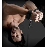 SIR RICHARDS - PASY DO KRĘPOWANIA POD MATERAC BDSM CZARNE