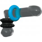 SIR RICHARDS - PODWÓJNY PIERŚCIEŃ EREKCYJNY NA PENISA NIEBIESKI