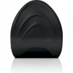 SIR RICHARDS - WIBRACYJNY SILIKONOWY MASTURBATOR OTWARTY CZARNY