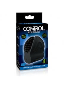 SIR RICHARDS - WIBRACYJNY SILIKONOWY MASTURBATOR OTWARTY CZARNY