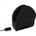 SIR RICHARDS - WIBRACYJNY SILIKONOWY MASTURBATOR OTWARTY CZARNY