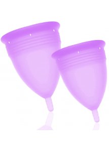 STERCUP - SILIKONOWY KUBECZEK MENSTRUACYJNY FIOLETOWY S+L