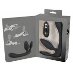 STRAPLESS STRAP-ON - POTRÓJNY WIBRATOR DO STYMULACJI CZARNY