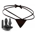 STRINGI KOKARDKA Z WIBRACYJNYM KORKIEM ANALNYM I PILOTEM