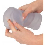 STROKER - PRZEZROCZYSTY MASTURBATOR Z PIERŚCIENIEM NA PENISA