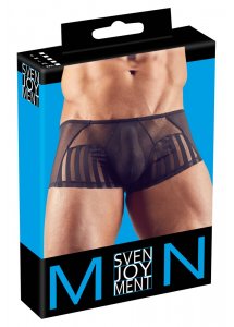 SVENJOYMENT - SEKSOWNE PÓŁPRZEZROCZYSTE MĘSKIE BOKSERKI Z PASECZKAMI