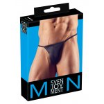 SVENJOYMENT - CZARNE MĘSKIE STRINGI BARDZO MOCNO WYCIĘTE