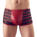 SVENJOYMENT - SEKSOWNE BOKSERKI Z CZERWONYMI PASKAMI I SIATECZKĄ