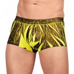 SVENJOYMENT - SEKSOWNE BOKSERKI W JASKRAWYM ŻÓŁTYM KOLORZE Z WZORAMI