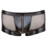 SVENJOYMENT - SEKSOWNE MĘSKIE BOKSERKI Z SUWAKIEM NA PENISA I SIATECZKĄ