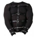 SVENJOYMENT - MATOWA KOSZULKA Z DŁUGIM RĘKAWEM SZELKAMI I MANKIETAMI NA RĘCE