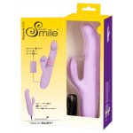 SWEET SMILE - WIBRATOR Z FUNKCJĄ PCHANIA I 10 TRYBAMI WIBRACJI 23 CM