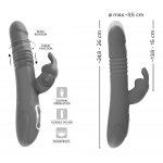 SWEET SMILE - WIBRATOR KRÓLICZEK Z OBRACAJĄCYMI SIĘ KULKAMI