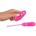 SWEET SMILE - RÓŻOWE VIBRO-JAJKO W KSZTAŁCIE PENISA Z PILOTEM