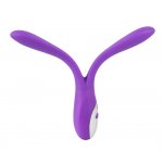 SWEET SMILE - WIBRUJĄCY DWURAMIENNY WIBRATOR FIOLETOWY