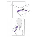 SWEET SMILE - FIOLETOWY MASAŻER ŁECHTACZKI Z 10 TRYBAMI WIBRACJI