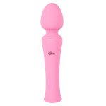 SWEET SMILE - RÓŻOWY MASAŻER ŁECHTACZKI Z RUCHOMĄ GŁÓWKĄ