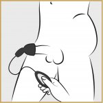 SWEET SMILE - WIBRATOR ŻOŁĘDZIA Z 10 SILNYMI TRYBAMI WIBRACJI I PILOTEM