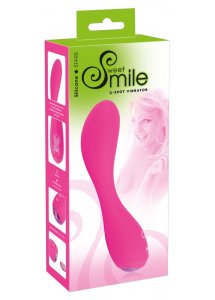 SWEET SMILE - RÓŻOWY WIBRATOR DO STYMULACJI PUNKTU-G 10 TRYBÓW WIBRACJI
