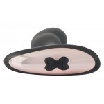 SWEET SMILE - CZARNY WIBRATOR ANALNY DO STYMULACJI PUNKTU-P