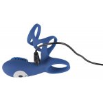 SWEET SMILE - PIERŚCIEŃ EREKCYJNY ZE STYMULATOREM ŁECHTACZKI 10 TRYBÓW WIBRACJI