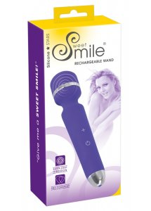 SWEET SMILE - NIEBIESKI MASAŻER ŁECHTACZKI Z 20 TRYBAMI WIBRACJI