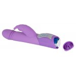 SWEET SMILE - FIOLETOWY WIBRATOR KRÓLICZEK ZE STYMULATOREM ŁECHTACZKI