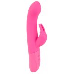 SWEET SMILE - JEDWABIŚCIE GŁADKI WIBRATOR KRÓLIKA 7 TRYBÓW WIBRACJI RÓŻOWY