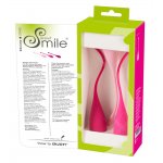 SWEET SMILE - ZESTAW 3 KULEK MIŁOSNYCH W KSZTAŁCIE KROPLI RÓŻOWE