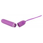SWEET SMILE - WIBROBULLET Z 7 TRYBAMI WIBRACJI + PILOT FIOLETOWY