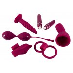 SWEET SMILE - 7-CZĘŚCIOWY ZESTAW ZABAWEK EROTYCZNYCH FIOLETOWY