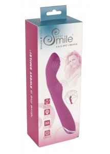 SWEET SMILE - ZAKRZYWIONY WIBRATOR DO STYMULACJI PUNKTU-G