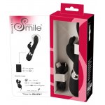 SWEET SMILE - ELASTYCZNY WIBRATOR KRÓLIK DO STYMULACJI PUNKTU-G I ŁECHTACZKI