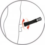 SWEET SMILE - CZARNY MASTURBATOR Z 7 TRYBAMI DRGAŃ I 3 PRĘDKOŚCI OBROTÓW